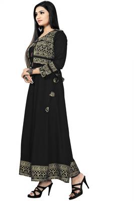 Jambu Creation Women's Rayon Anarkali Kurti with Jacket 4