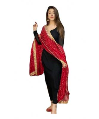 Black Rayon Printed stitched  KurtI 3