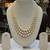 White pearl necklaces
