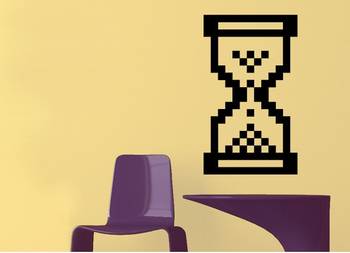Hour Glass Wall decal 1