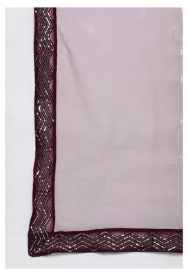 Kvsfab Magenta Embellished Semi-Stitched Lehenga & Unstitched Blouse With Dupatta 7