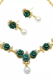 Green necklaces