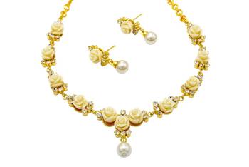 Beige necklaces 1