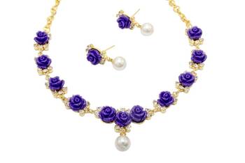 Blue necklaces 1