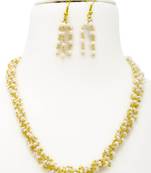 White pearl necklaces