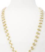 White pearl necklaces