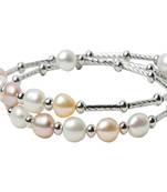 Multicolor pearl bracelets