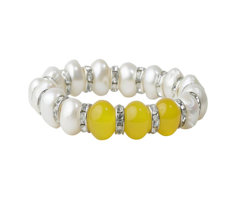 Multicolor pearl bracelets
