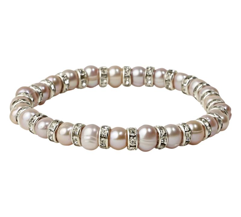 Pink pearl bracelets
