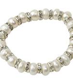 White pearl bracelets