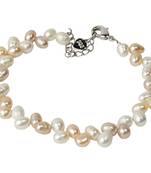Multicolor pearl bracelets