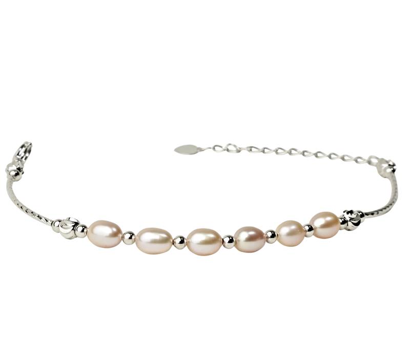 Pink pearl bracelets