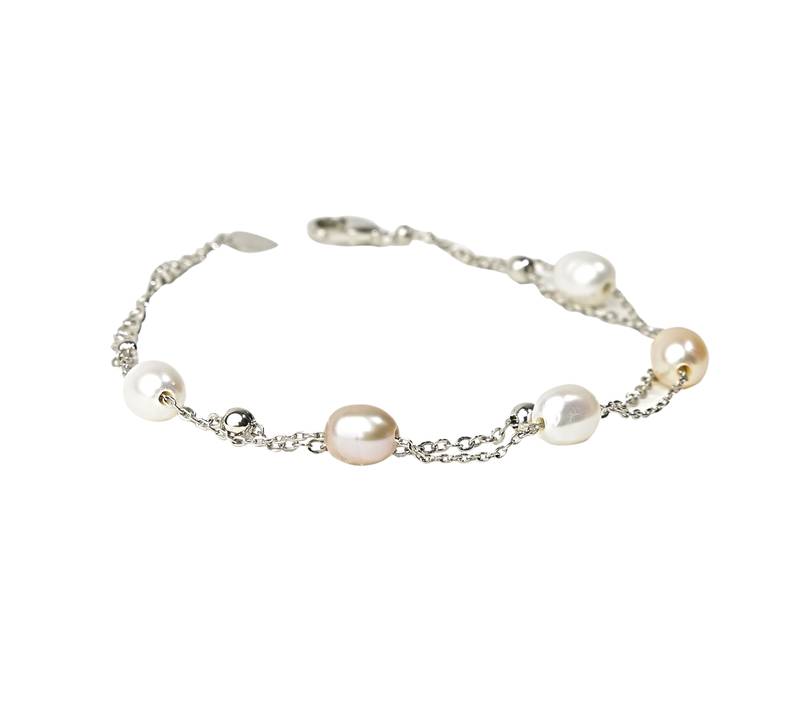 Multicolor pearl bracelets