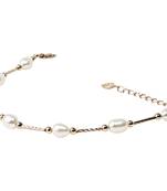 White pearl bracelets