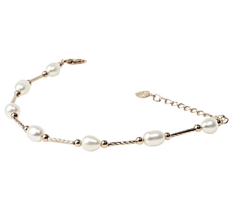 White pearl bracelets
