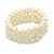 White pearl bracelets