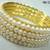 White pearl bracelets