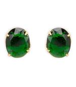 Green earrings