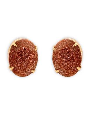 Brown earrings 1