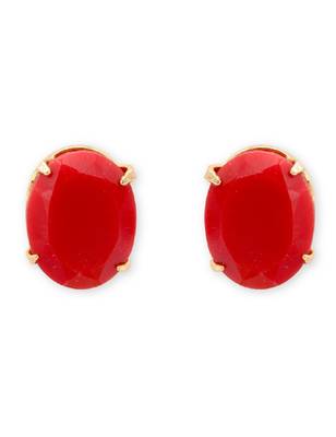 Red earrings 1