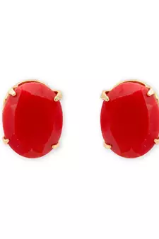 Red earrings