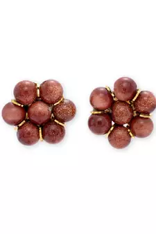 Brown earrings