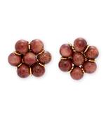 Brown earrings