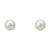 White pearl earrings