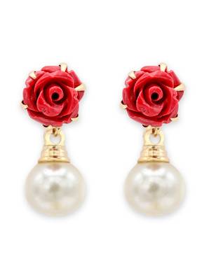 Multicolor pearl earrings 1