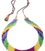 Multicolor crystal necklaces
