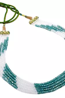 Multicolor crystal necklaces