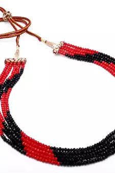 Multicolor crystal necklaces