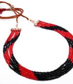 Multicolor crystal necklaces