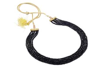 Black crystal necklaces 1