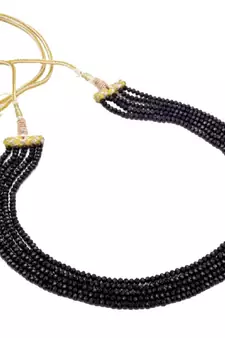 Black crystal necklaces