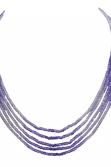 Blue necklaces