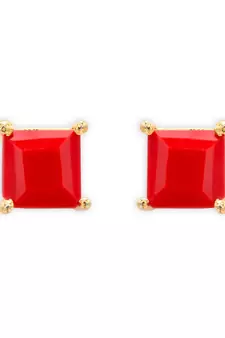Red earrings