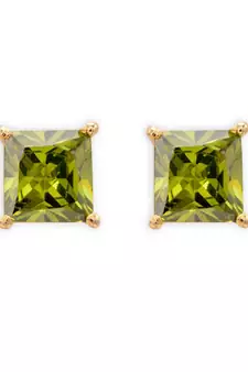 Green earrings