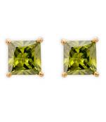 Green earrings