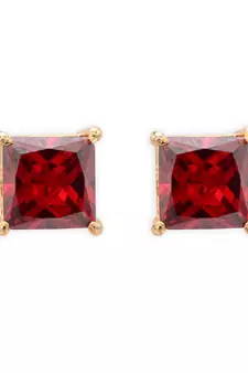 Red earrings