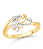 Flower Diamond Studded for Ring for Women and Girls
