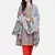 GREEN FLORAL PRINTED KURTA WITH PANT AND DUPATTA