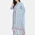 BLUE PRINTED KURTA WITH PANT AND DUPATTA