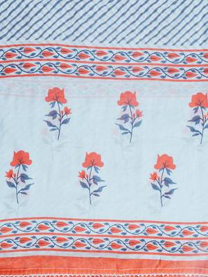 Blue Printed Kurta With Pant And Dupatta 10