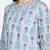 BLUE PRINTED KURTA WITH PANT AND DUPATTA