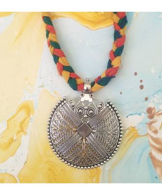 Handcrafted Multicolor Pendant Necklace 4
