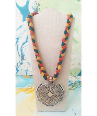 Handcrafted Multicolor Pendant Necklace 6