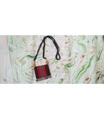 Handmade Multicolored Thread Weaved Pendant Necklace