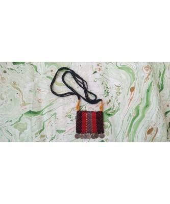 Handmade Multicolored Thread Weaved Pendant Necklace 2