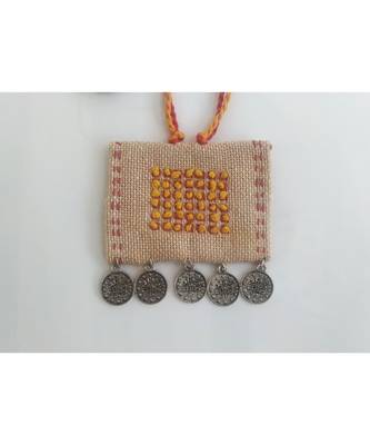 Embroidered Pendant Necklace for Women 1
